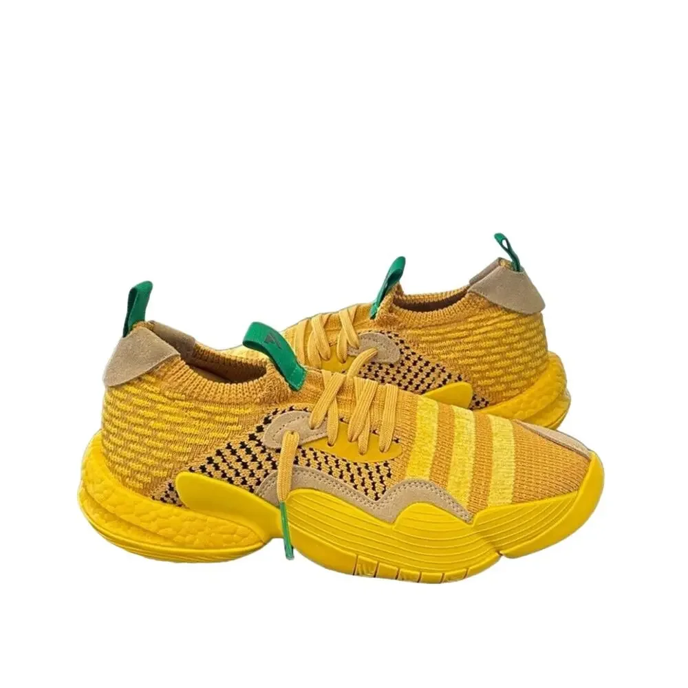 Adidas Trae Young 2 Hazy Yellow‎ Basketball Shoes Low Top Men's Size 8 IG4793